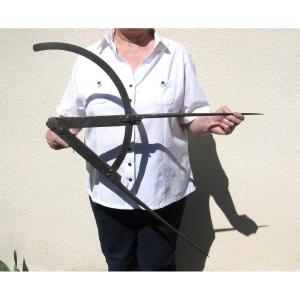 18th Century Wrought Iron Sector Compass.