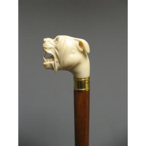 Commemorative Riding Crop Dated 1893. Verroire Racecourse.