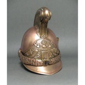 Firefighter's Helmet, Type 1855, Modified 1872. Country.