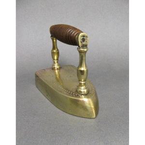 19th Century Ingot Iron Dated 1839. Louis Philippe Period.