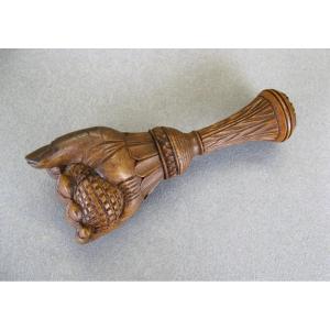 19th Century Carved Wooden Nutcracker.
