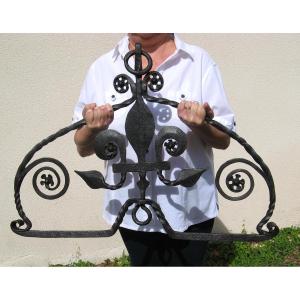 18th Century Castle Fireplace Hearth Rack.