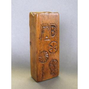 19th Century Whetstone Holder Coffin.