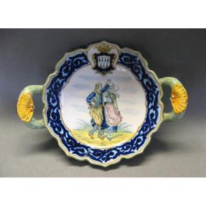 Henriot Quimper - Earthenware Melon Pot.