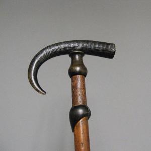 Mountain Walking Stick With Reversible Handle.