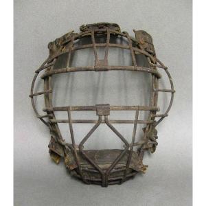 1900 Baseball Mask. Wilson Clear Mink Mask.