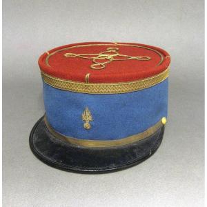 Kepi Polo 1930 Officer Cuve Of The Saint Cyr Special Military School.
