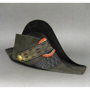 Bicorne Hat Of A Civil Engineer Under Napoleon III In The 19th Century.