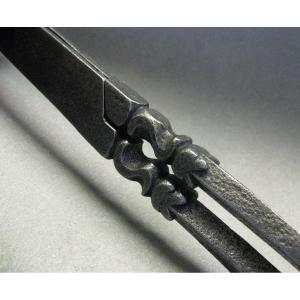18th Century Wrought Iron Compass.