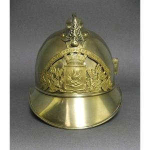 Fireman's Helmet Mle 1895 From Ussel.