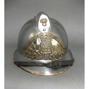 Firefighter's Helmet From The City Of Paris, Model 1933.