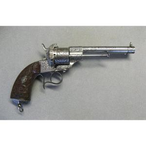 Luxury Lefaucheux Pinfire Revolver, 11 Mm, 19th Century.