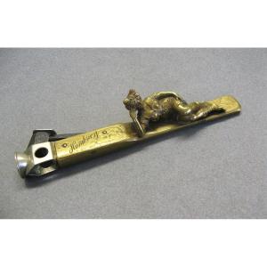 Erotic Bronze Cigar Cup.