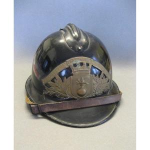 World War II Factory Firefighter Helmet From 1939-1945.