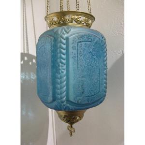 Baccarat Hallway Lantern, 19th Century.