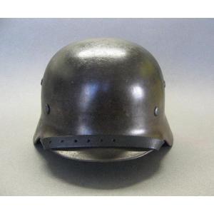 German Helmet Mle 1935 Wwii. Good General Condition. Interior And Chinstrap Restored.