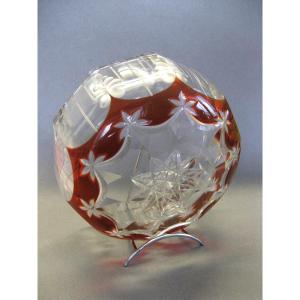 Cristal De Bohème 19th Century Fruit Bowl.