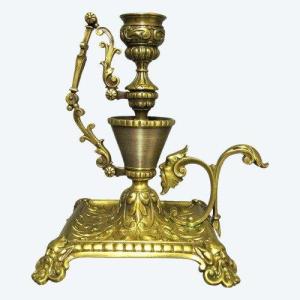 Pyrogenic Candlestick In Bronze XIX.