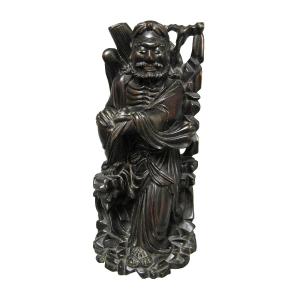 Iron Wood Sculpture. China Nineteenth. God Divinity Tao