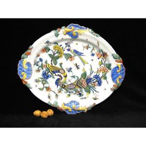 Fourmaintraux Courquin. Ceramic Desvres Late Nineteenth.