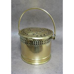 Flemish Brass Heater Early Nineteenth.
