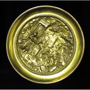 Bronze Cup Decorated With A Mythological Scene