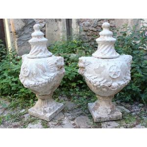 Pair Of Fire Pots