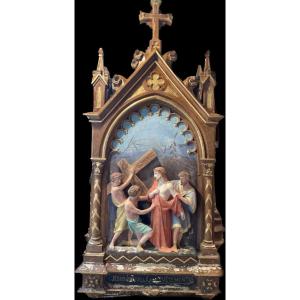 Large Complete Stations Of The Cross - Nineteenth