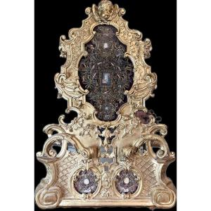  Monstrance Reliquary For Martyrs - 18th Century