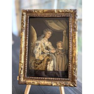 The Education Of The Virgin – Dressed Wax – 18th Century