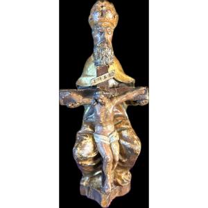 Statue Of The Throne Of Grace - 16th Century