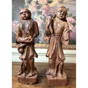 Pair Of Altar Angels – Late 16th Century 