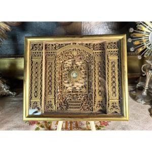 Reliquary Of Saint Barbara's Paperolles - Circa 1800