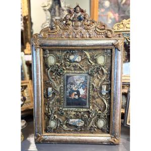 Important Reliquary With Four Relics Of Holy Martyrs And Its Authentic – 18th Century