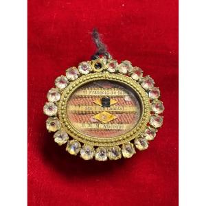 Reliquary Book And Its Authenticated 1834 Manuscript - Honor To The Visitation Nuns 