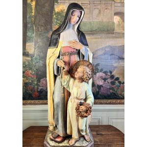 Statue Of Saint Joan Of Valois - Early 20th Century 