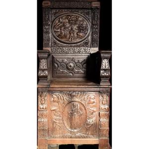 Wooden Cathedra - 19th Century 