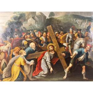 The Ascent To Calvary – Christ Carrying The Cross – 17th Century  