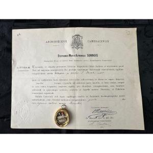 Saint Donat Reliquary With Authentic 1905