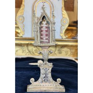 Kiss Of Peace With Five Relics Of Popes And Bishops- 19th Century