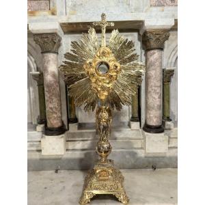 Spectacular Vermeil Monstrance - Circa 1840