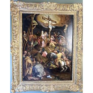  Crucifixion - Dutch School Circa 1600