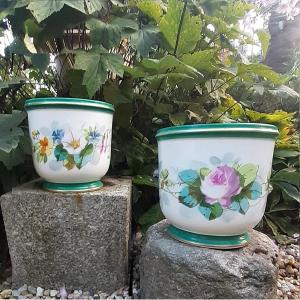 Pair Of Porcelain Coolers
