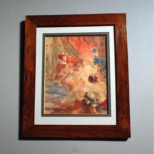 Watercolor On Paper Signed Gabriel Griffon