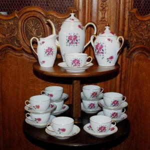 Fine Art Deco Porcelain Tea/coffee Service. Limoges.