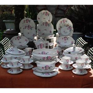 Limoges Porcelain Table Service 140 Pieces,  Art Deco Period
