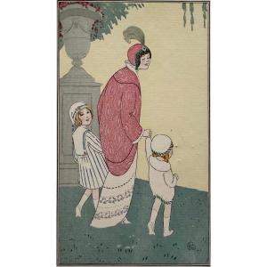 Costumes Parisiens. Toilettes De Promenade. 1913.