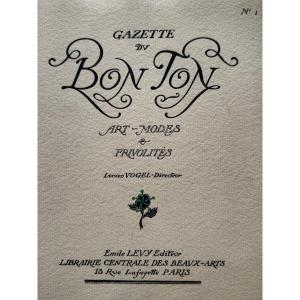 Gazette Du Bon Ton. No. 1. 1912