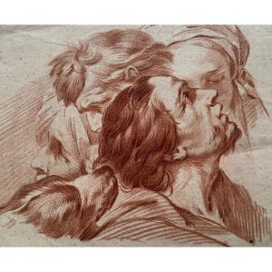 Study Of Heads. C.1760