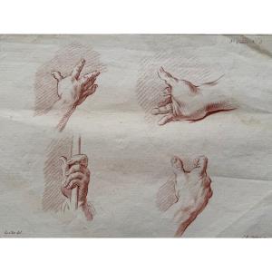 Study Of Hands. 1773